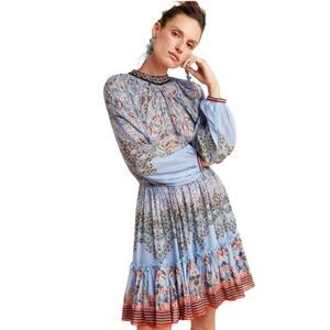 Bbanuni by Jyoti Anthropologie Beaded Mini Dress Size S